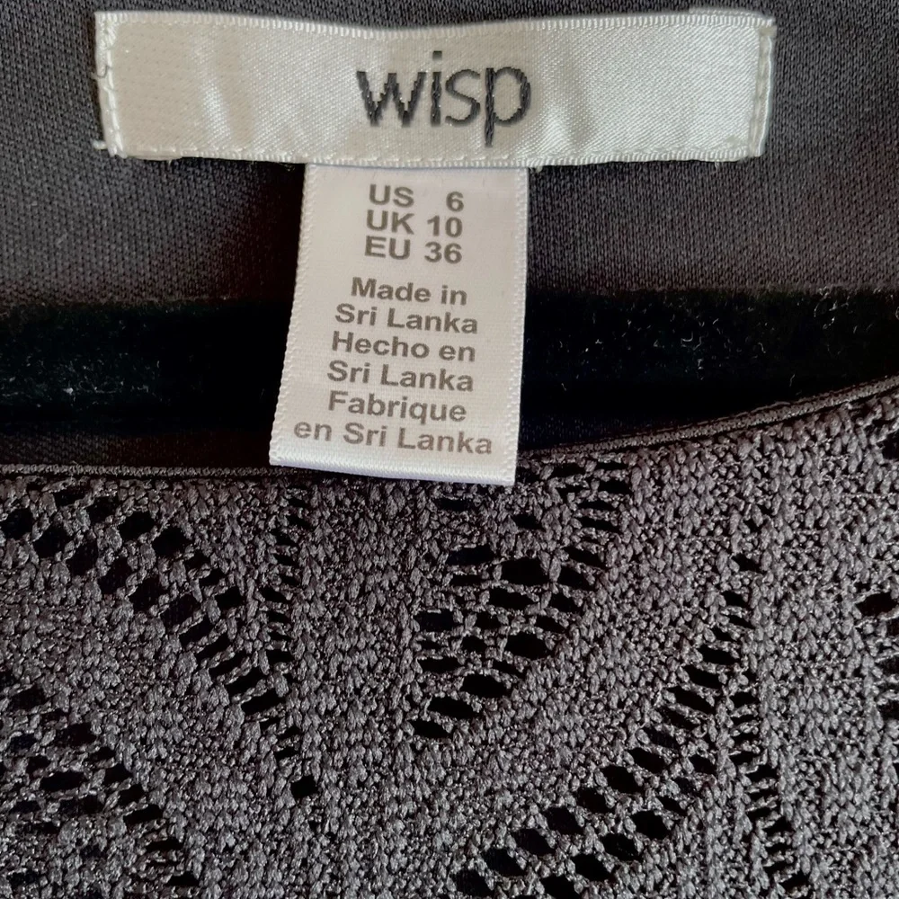 Wisp black lace dress size 6 - Picture 3 of 3